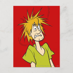 Shaggy Frightened Postkarte