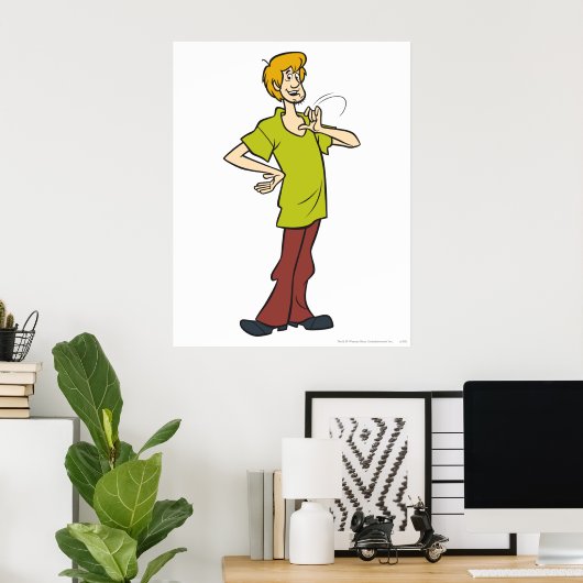 Shaggy Gesturing Poster (Heimbüro)