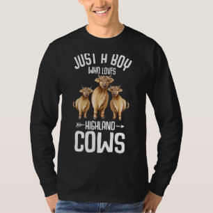 Shaggy Highland Cows Niedlich schottische Kuhzucht T-Shirt