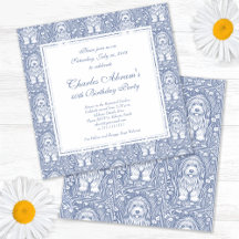 Shaggy Hund Geburtstagsparty Begrüßung