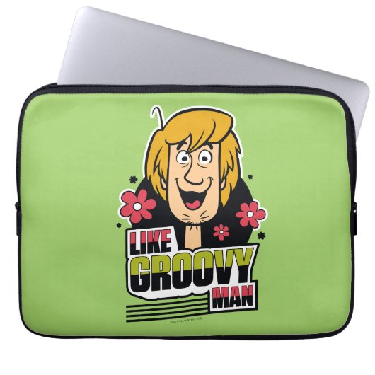 Shaggy "Like Groovy Man" Grafik Laptopschutzhülle (Vorderseite)