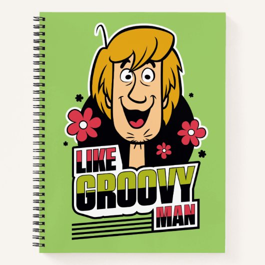 Shaggy "Like Groovy Man" Grafik Notizblock (Vorderseite)