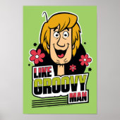 Shaggy "Like Groovy Man" Grafik Poster (Vorne)