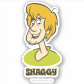 Shaggy Name Graphic Aufkleber (Vorderseite)