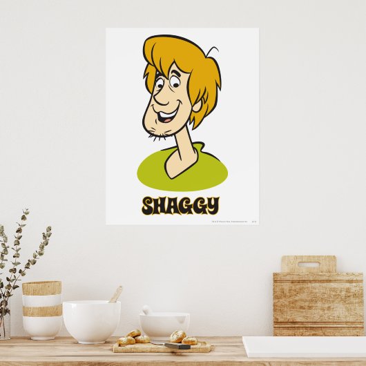 Shaggy Name Graphic Poster (Küche)