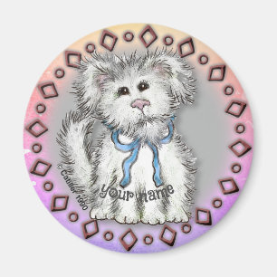 Shaggy Puppy Dog Magnet