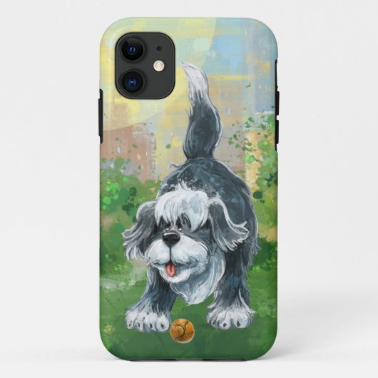 Shaggy Sheep Dog Electronics Case-Mate iPhone Hülle (Rückseite)