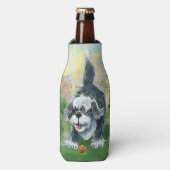 Shaggy Sheep Dog Flaschenkühler (Flaschenvorderseite)