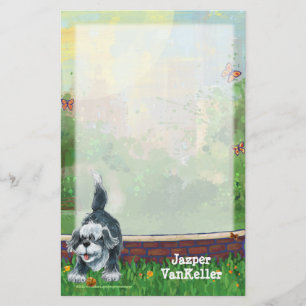 Shaggy Sheep Dog Stationery Briefpapier