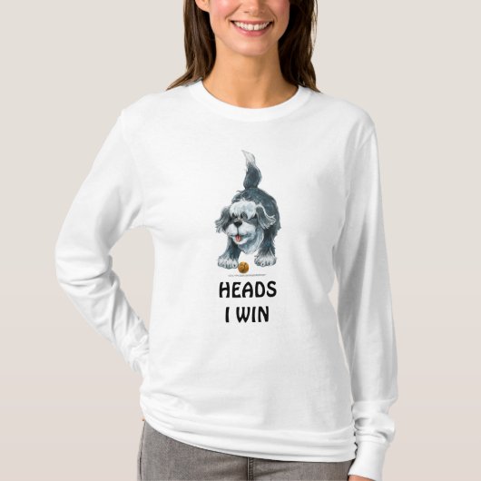 Shaggy Sheep Hund T - Shirt (Vorderseite)