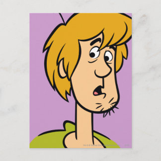 Shaggy überrascht postkarte