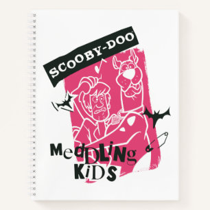 Shaggy und Scooby Doo Meddling Kids Punk Kontur Notizblock