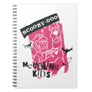 Shaggy und Scooby Doo Meddling Kids Punk Kontur Notizblock