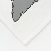 Shaggy Welpen-Cartoon Fleecedecke (Ecke)