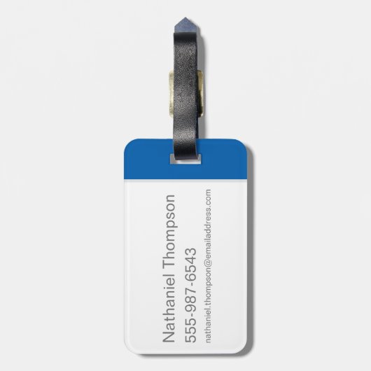 Shaggy "Zoinks"! grafisch Gepäckanhänger (Rückseite vertikal)