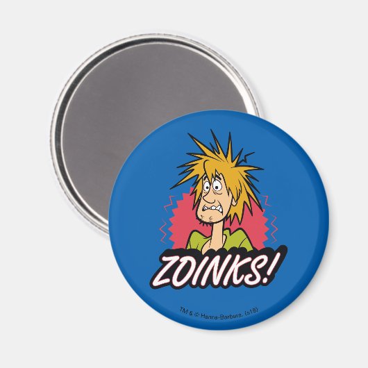 Shaggy "Zoinks"! grafisch Magnet (Vorderseite/Rückseite)