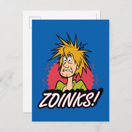 Shaggy "Zoinks"! grafisch Postkarte (Vorne/Hinten)