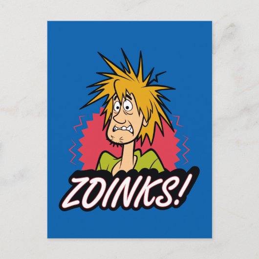 Shaggy "Zoinks"! grafisch Postkarte (Vorderseite)