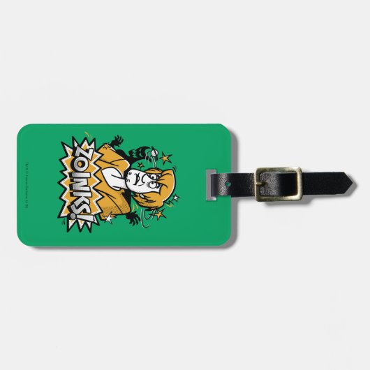 Shaggy "Zoinks"! Halftone Graphic Gepäckanhänger (Vorderseite horizontal)