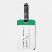 Shaggy "Zoinks"! Halftone Graphic Gepäckanhänger (Rückseite vertikal)