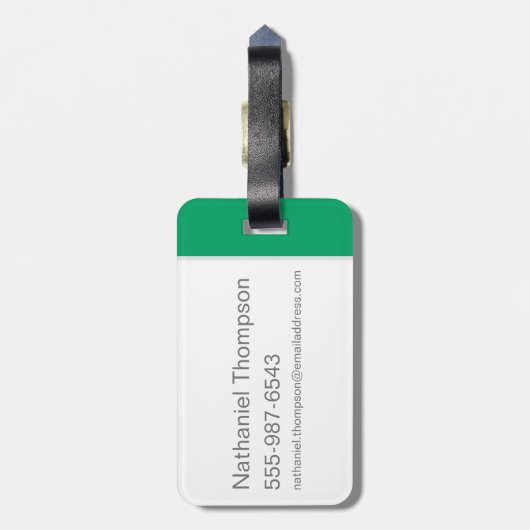 Shaggy "Zoinks"! Halftone Graphic Gepäckanhänger (Rückseite vertikal)