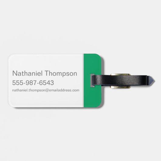 Shaggy "Zoinks"! Halftone Graphic Gepäckanhänger (Rückseite horizontal)