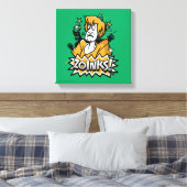 Shaggy "Zoinks"! Halftone Graphic Leinwanddruck (Insitu (Schlafzimmer))