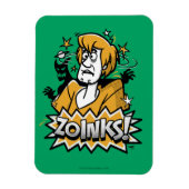Shaggy "Zoinks"! Halftone Graphic Magnet (Vertikal)