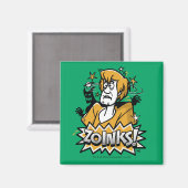 Shaggy "Zoinks"! Halftone Graphic Magnet (Vorderseite/Rückseite)