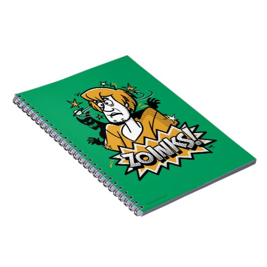 Shaggy "Zoinks"! Halftone Graphic Notizblock (Rechte Seite)