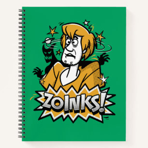 Shaggy "Zoinks"! Halftone Graphic Notizblock