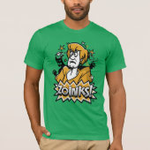 Shaggy "Zoinks"! Halftone Graphic T-Shirt (Vorderseite)
