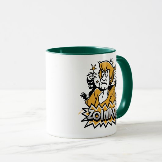Shaggy "Zoinks"! Halftone Graphic Tasse (VorderseiteRechts)