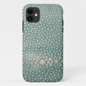 Shagreen Seafoam Grün Case-Mate iPhone Hülle (Rückseite)