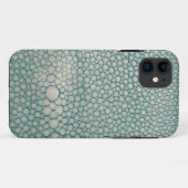 Shagreen Seafoam Grün Case-Mate iPhone Hülle (Rückseite (Horizontal))