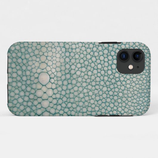 Shagreen Seafoam Grün Case-Mate iPhone Hülle (Rückseite (Horizontal))