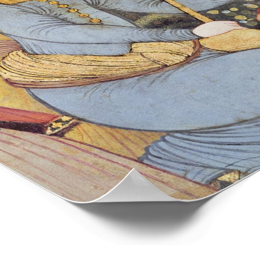 Shah Abbas I  and a Courtier Poster (Ecke)