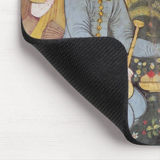 Shah Abbas I und ein Höfling Mousepad (Ecke)