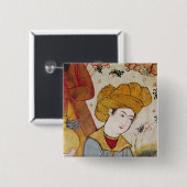 Shah Abbas I und ein Höflings-Angebot Button (Vorne & Hinten)