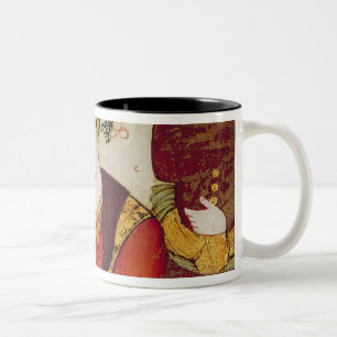 Shah Abbas I und ein Höflings-Angebot Zweifarbige Tasse