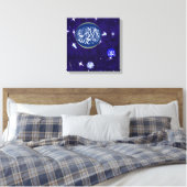 Shahada Calligraphic Islamic Art Leinwanddruck (Insitu (Schlafzimmer))