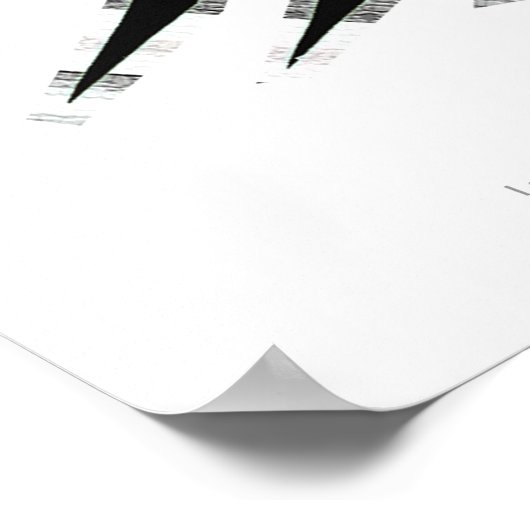 Shahada-Kalligraphie Poster (Ecke)