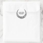 Shahadah Runder Aufkleber (Tasche)