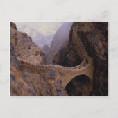 Shahara Bridge, 900 m. chasm, Jemen Postkarte (Vorderseite)