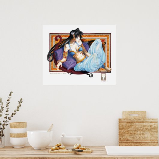 Shaharazade Genii Poster (Küche)