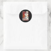 Shaheed Bhagat Singh Revolution Runder Aufkleber (Tasche)