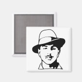 Shaheed Bhagat Singh Revolutionär Magnet (Vorderseite/Rückseite)