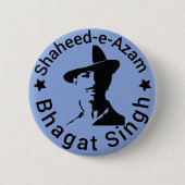 Shaheed-e-Azam Bhagat Singh Button (Vorderseite)