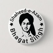 Shaheed-e-Azam Bhagat Singh Button (Vorderseite)