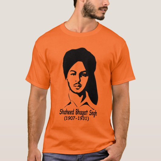 Shaheed-e-Azam Bhagat Singh T-Shirt (Vorderseite)
